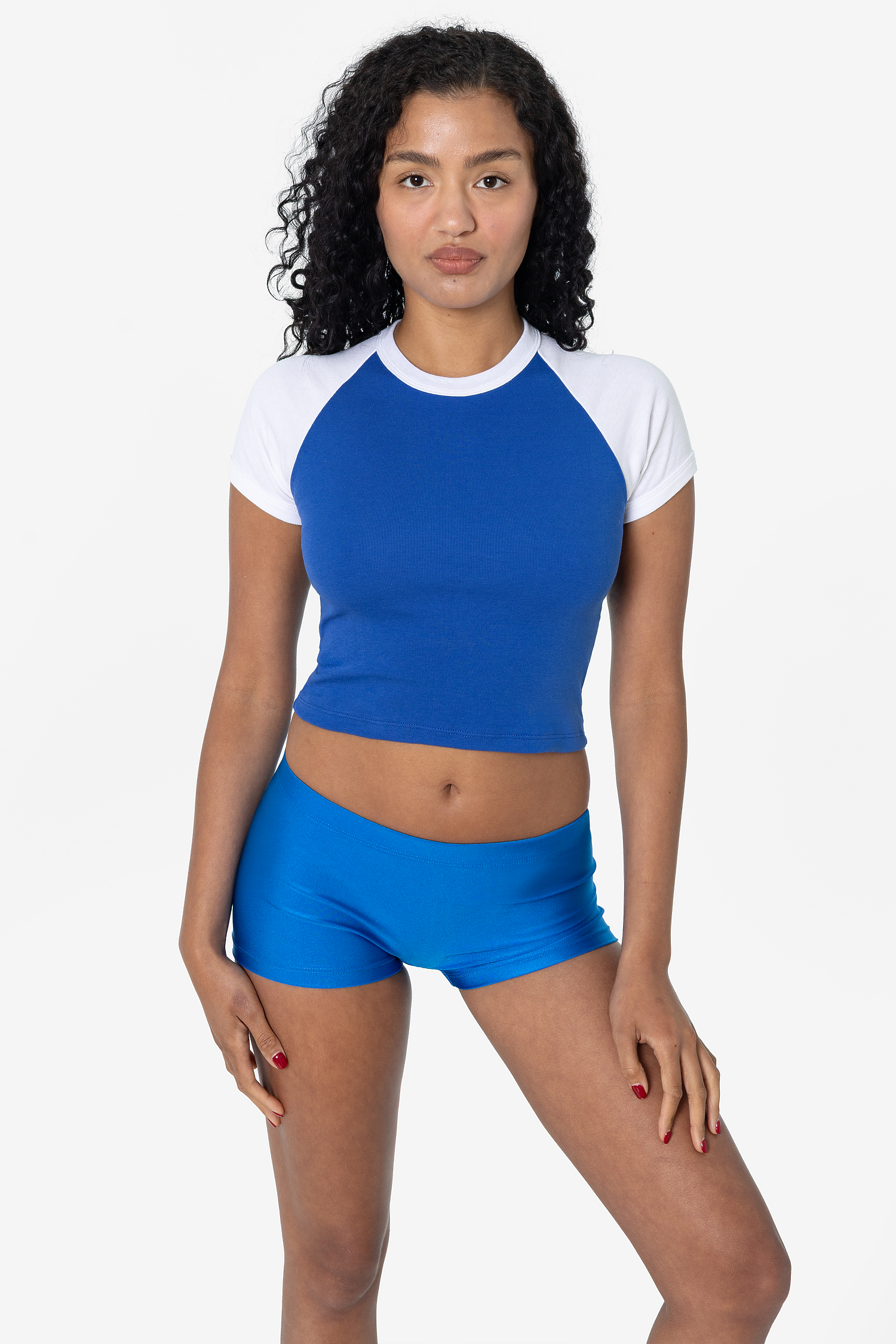 Baby Rib Short Sleeve Raglan